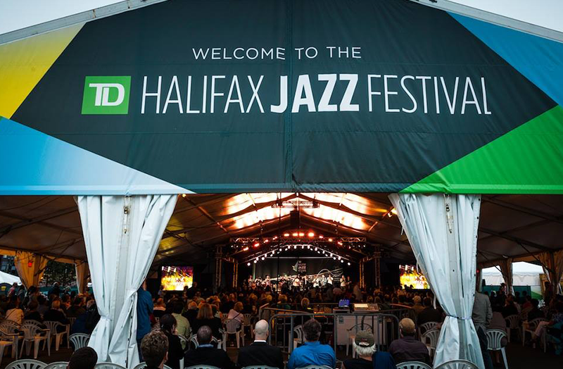 Halifax Jazz Festival Tent digital print